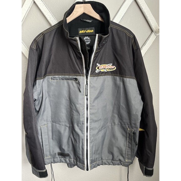 Ski-Doo Other - Vintage Ski-Doo Team Bombardier Men's L Jacket Black/Gray